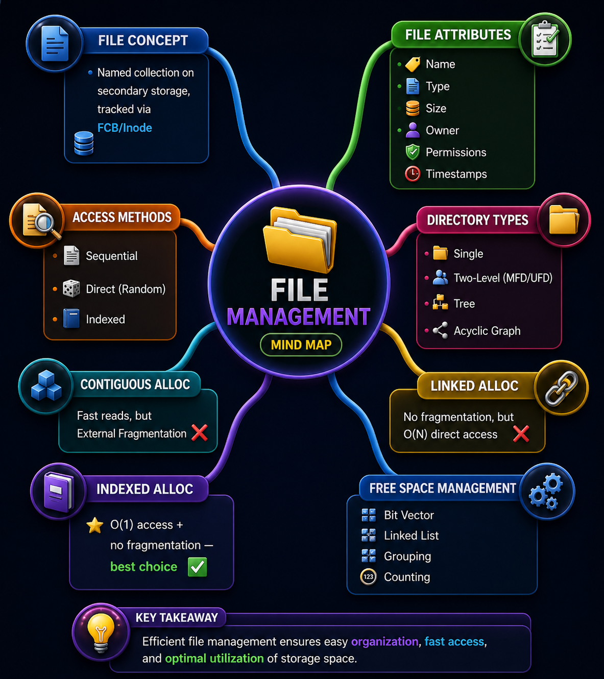 File Management Mind Map